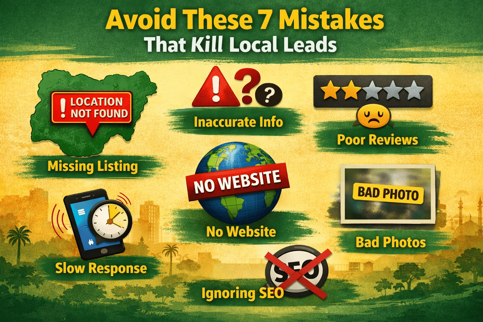 Avoid these seven mistakes that kill local leads